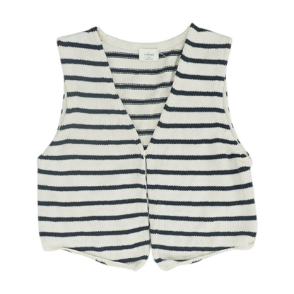 Ivory Striped Blouse