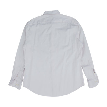 Pink Solid Long Sleeve Button Down