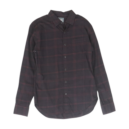 Deep Purple Plaid Flannel Button Down