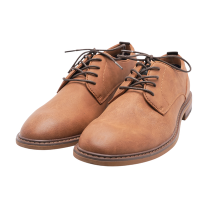 Brown Lace-Up Dress Shoes