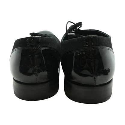 Black Lace-Up Casual Shoes