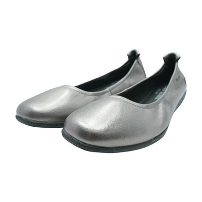 Gray Slip-On Flats