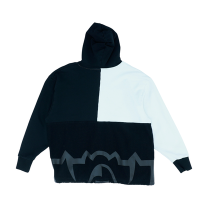 Black Graphic Hoodie Pullover