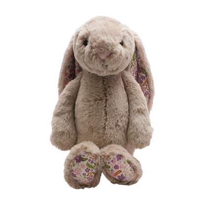 Blossom Beige Bunny Petal Plush Toy