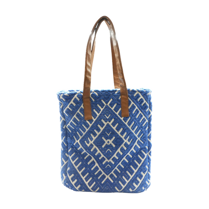 Stitched Geometric Tote