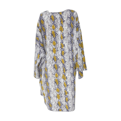 Navy Animal Print Cardigan