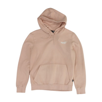 Pink Solid Hoodie Pullover