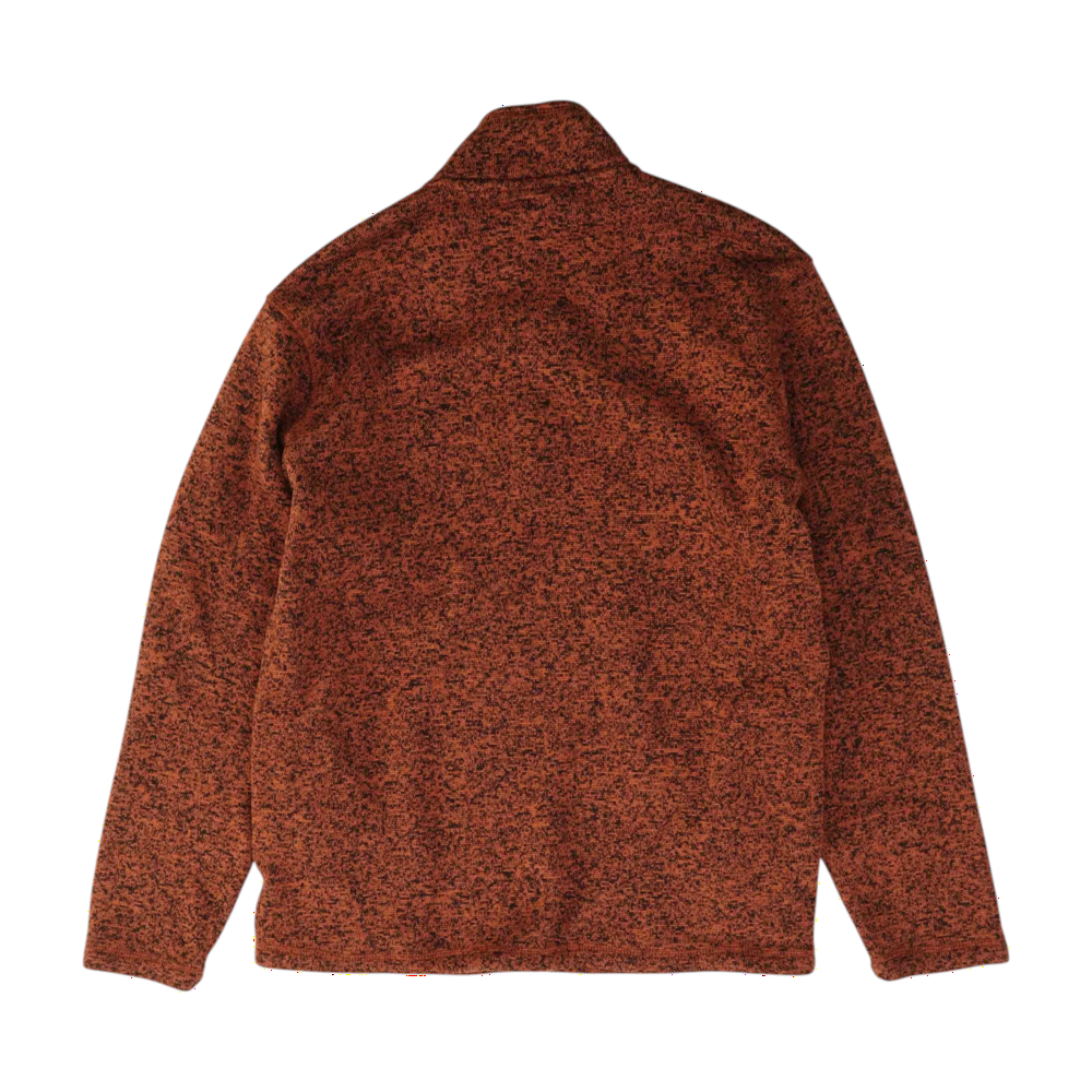 Rust Solid 1/4 Zip Pullover
