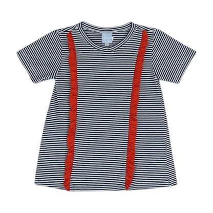Navy Striped Dress