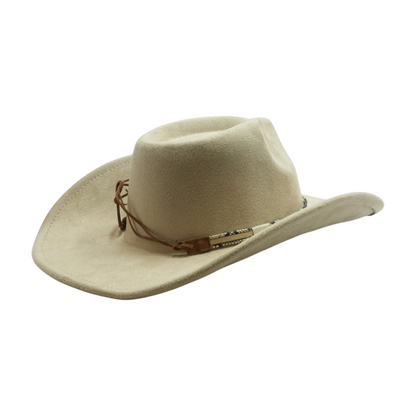 Beige Western Hat