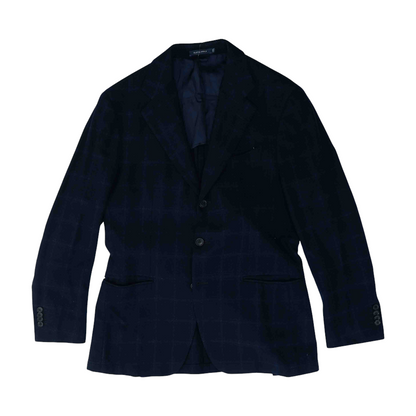 Navy Plaid Sport Coat