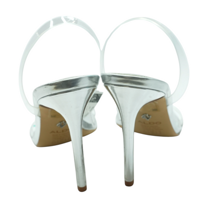 Silver Stiletto Heels