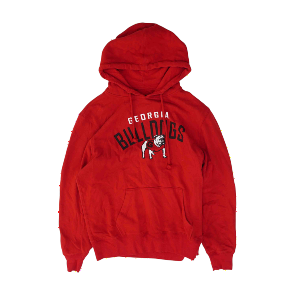 Red Georgia Bulldogs Solid Hoodie Pullover