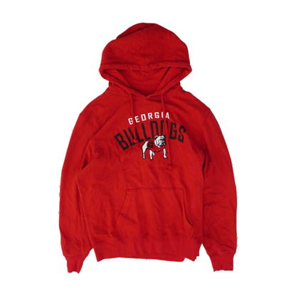 Red Georgia Bulldogs Solid Hoodie Pullover
