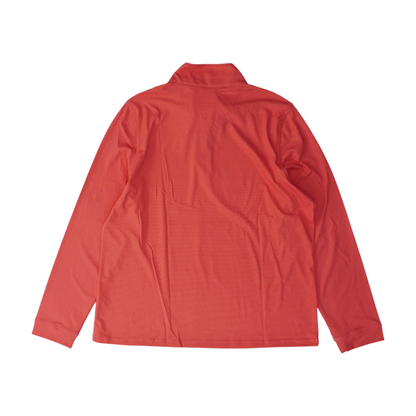 Pink Solid 1/4 Zip Pullover