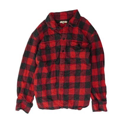 Red Check Flannel Button Down