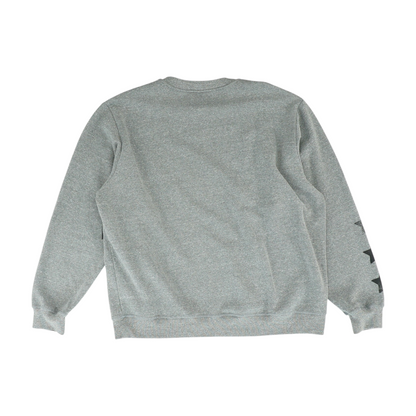 Gray Solid Sweatshirt Pullover