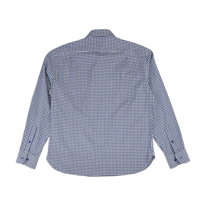 Blue Check Long Sleeve Button Down