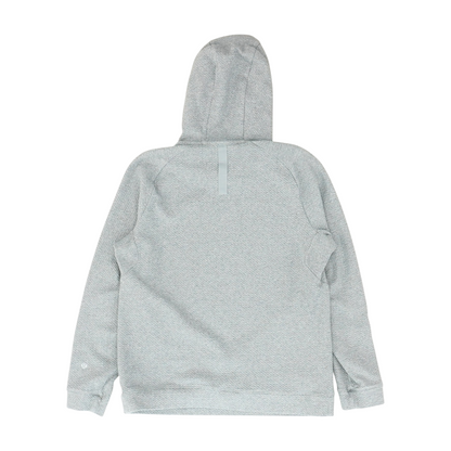 Gray Solid Hoodie Pullover
