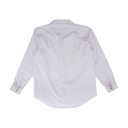 Pink Solid Long Sleeve Button Down