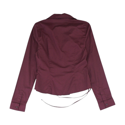 Burgundy Button Down