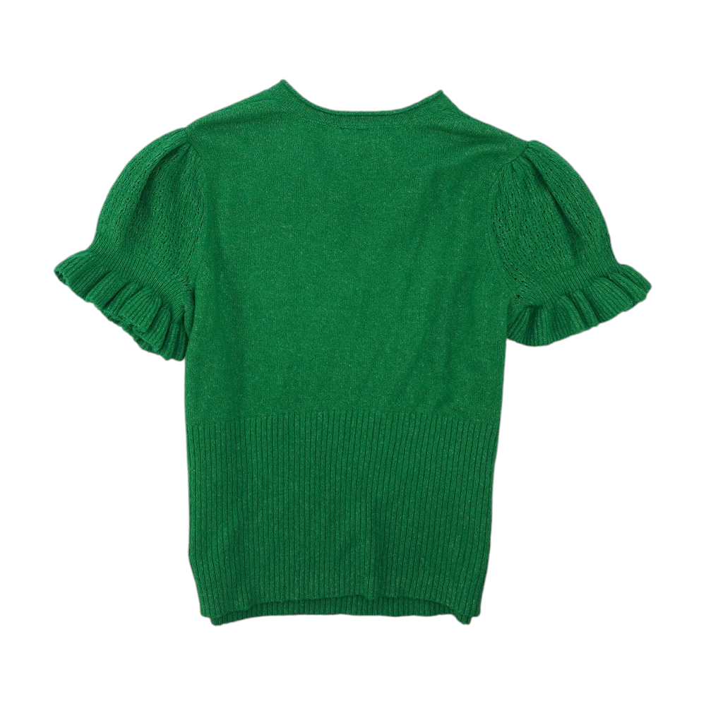 Green Plus Size Pullover Sweater