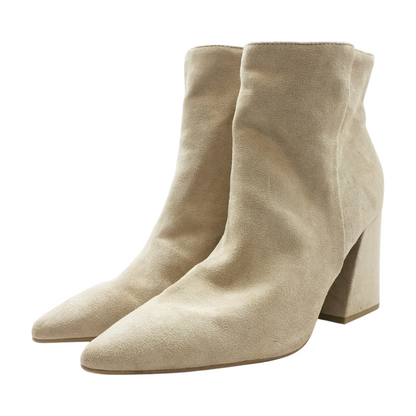 Beige Ankle Boots