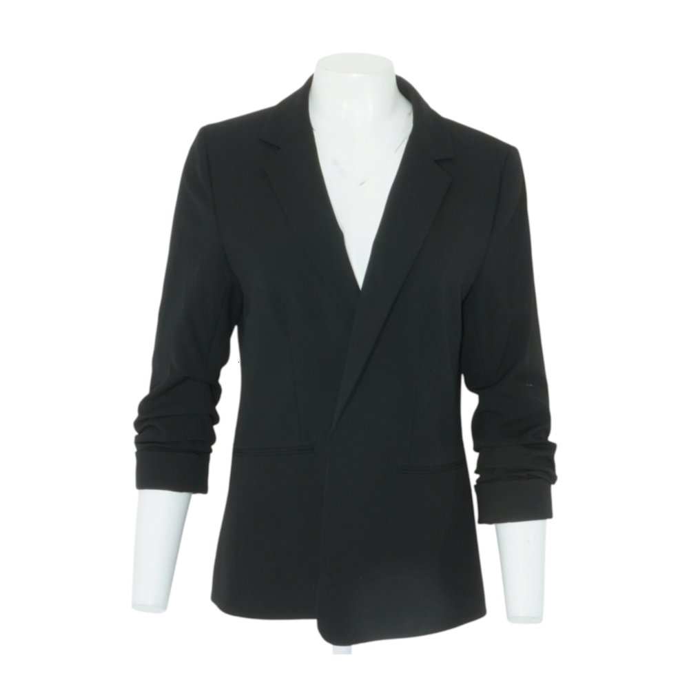 Black Solid Blazer