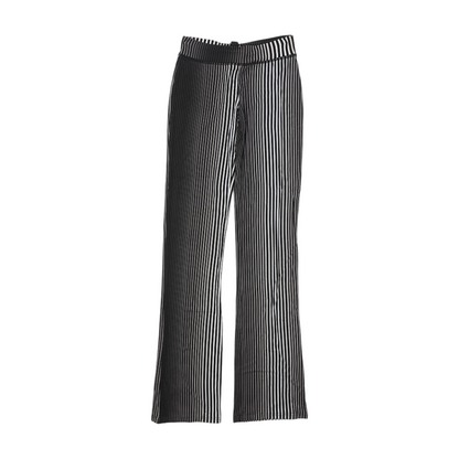 Black Striped Pants