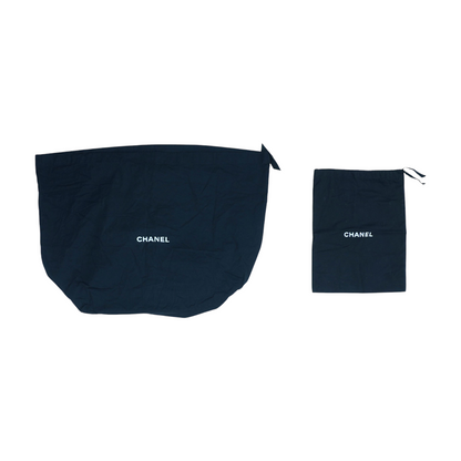 Chanel Dustbag Bundle 2pc-1 Large, 1 Medium