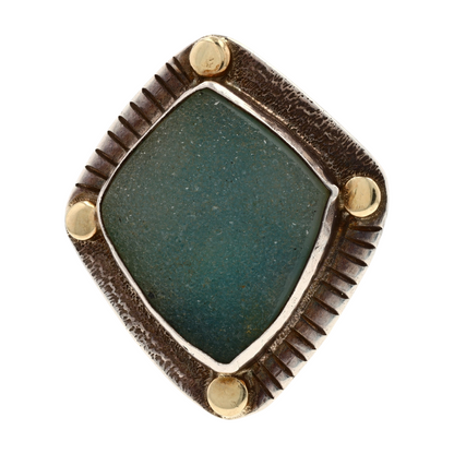 Sterling Silver Chrysocolla Statement Ring