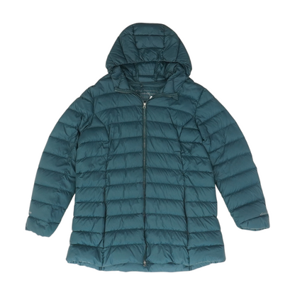 Teal Plus Solid Jacket