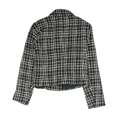 Black Print Blazer
