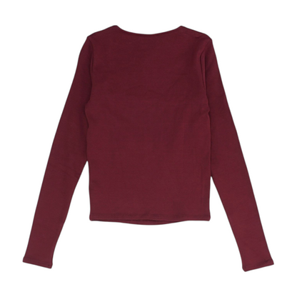 Burgundy Blouse