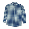 Blue Plaid Long Sleeve Button Down