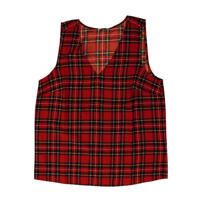 Red Plaid Blouse