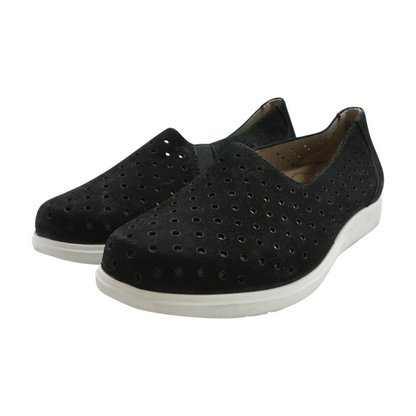 Black Slip-On Flats