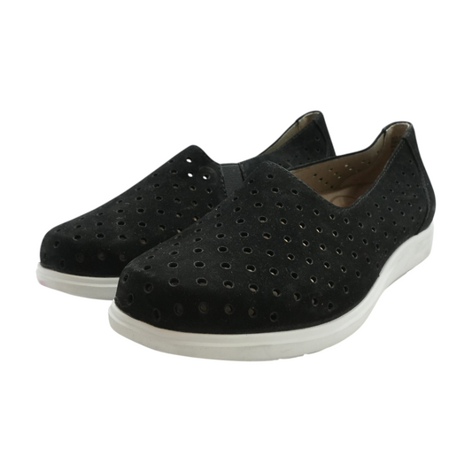 Black Slip-On Flats