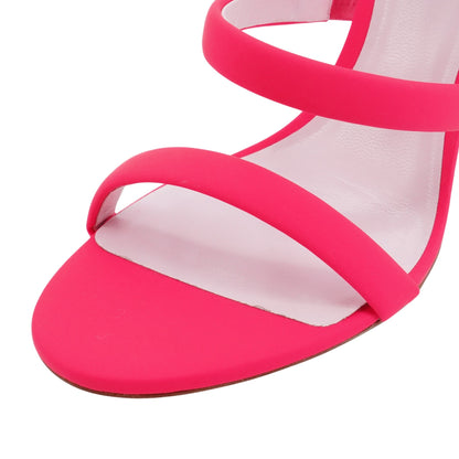 Cleo Suede Sandal 100 in Fuchsia