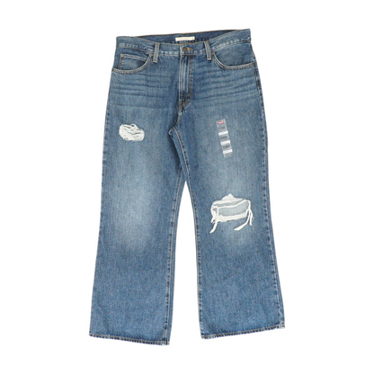 Blue Bootcut Jeans