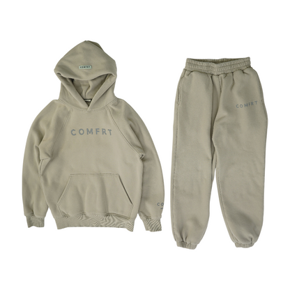 Beige Solid Active Set