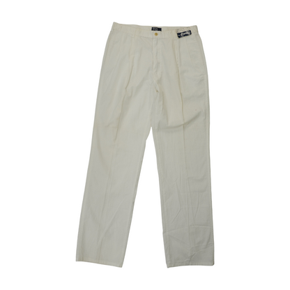 White Regular Pants
