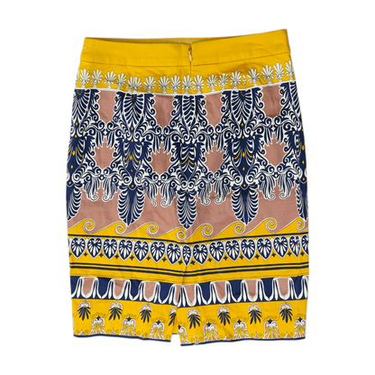 Multi Abstract Mini Skirt
