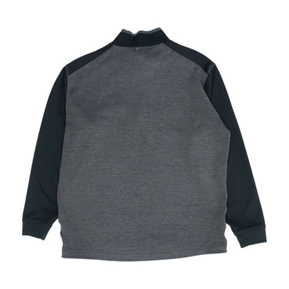 Charcoal Nevada Wolfpack Color Block 1/4 Zip Pullover