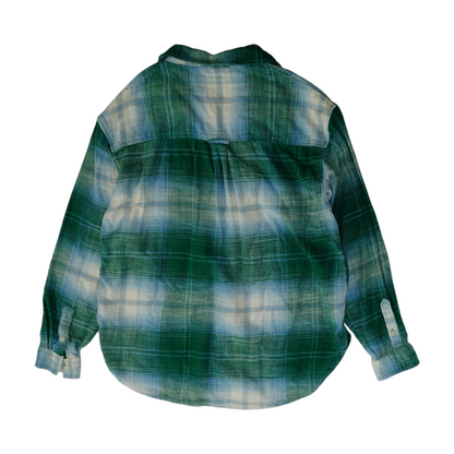 Green Plaid Button Down
