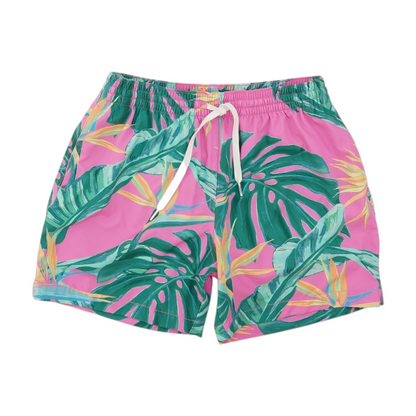 Pink Tropical Swim Bottom