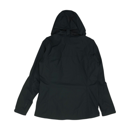 Black Solid Rain Jacket