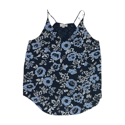 Navy Floral Blouse