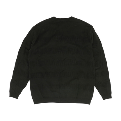 Black Striped Pullover Sweater