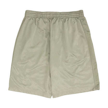 Gray Striped Active Shorts